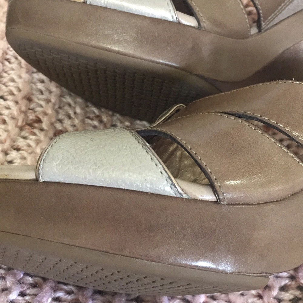 Cole Haan Leather Platform Sandals - Picture 14 of 16